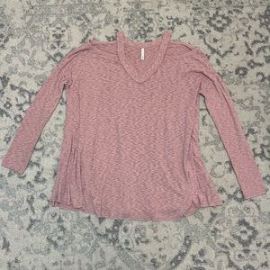 Sage cold shoulder top sweater